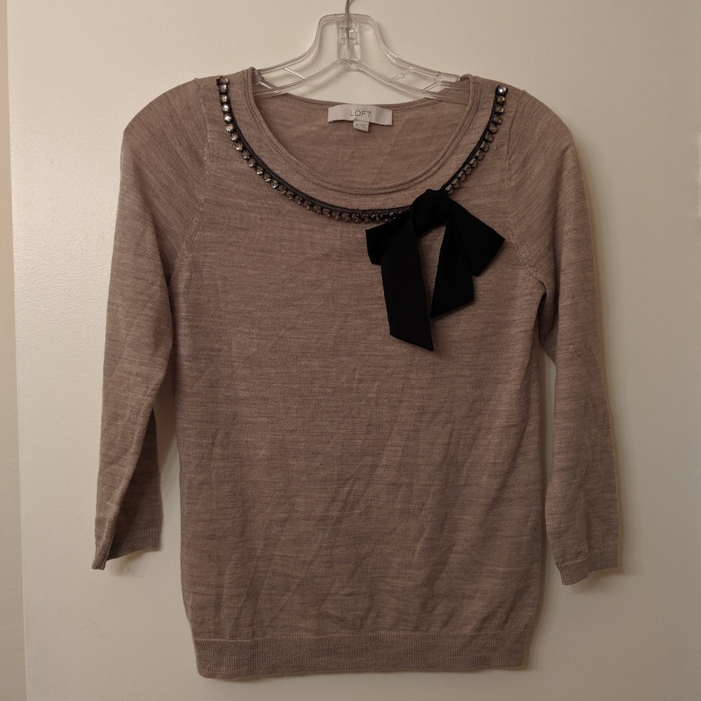Gray LOFT sweater